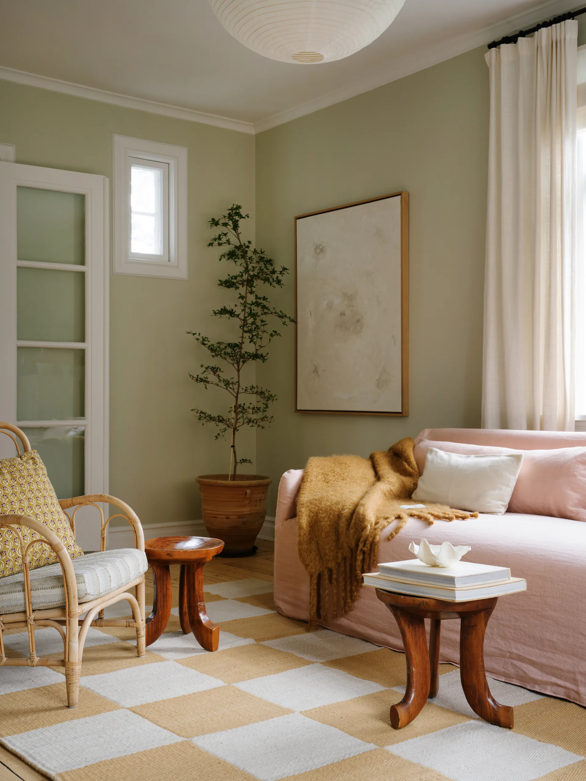 Chess villamatto, Harvest yellow, 180x270 cm Layered