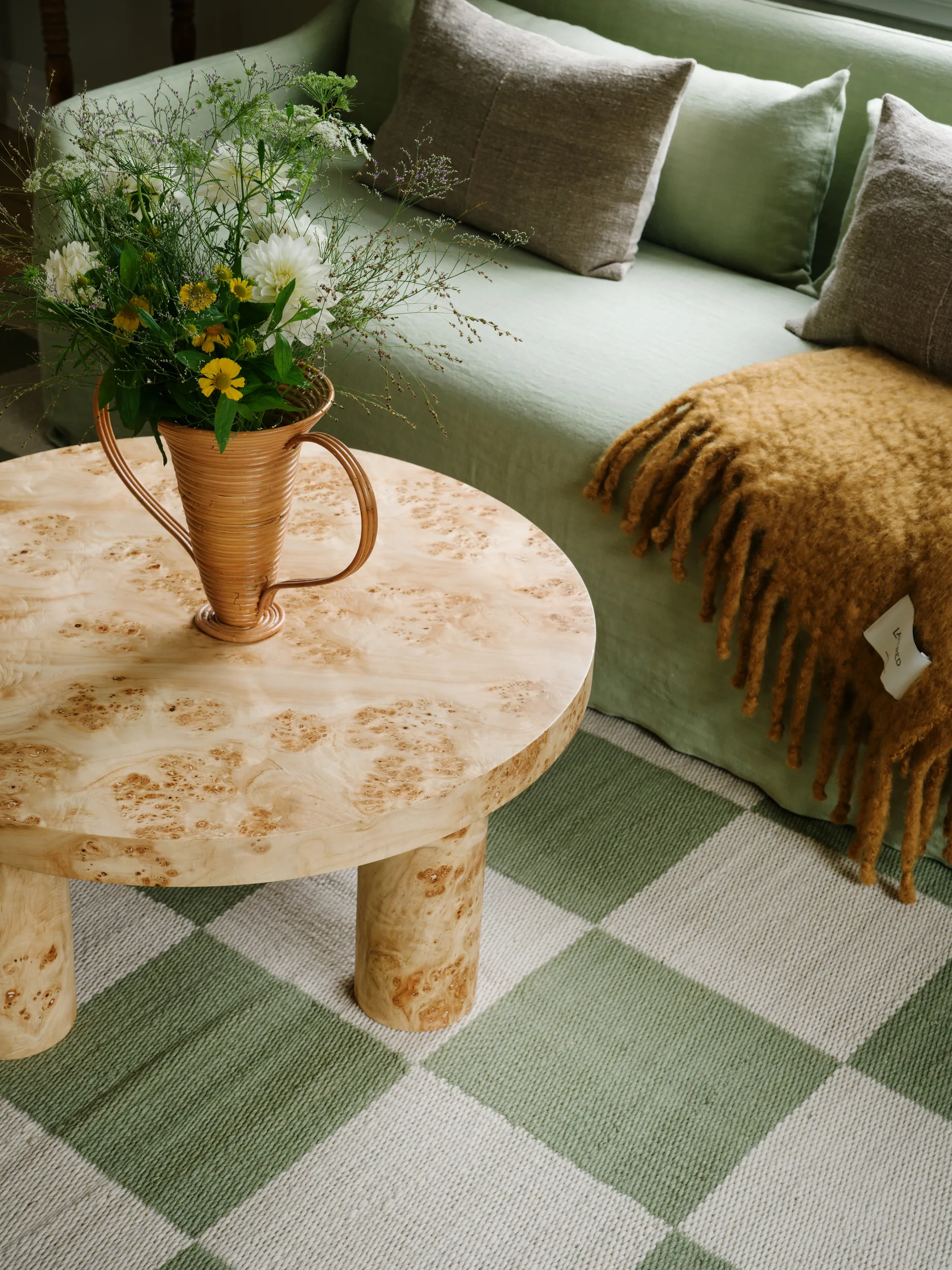 Chess villamatto, Sage, 250x350 cm Layered