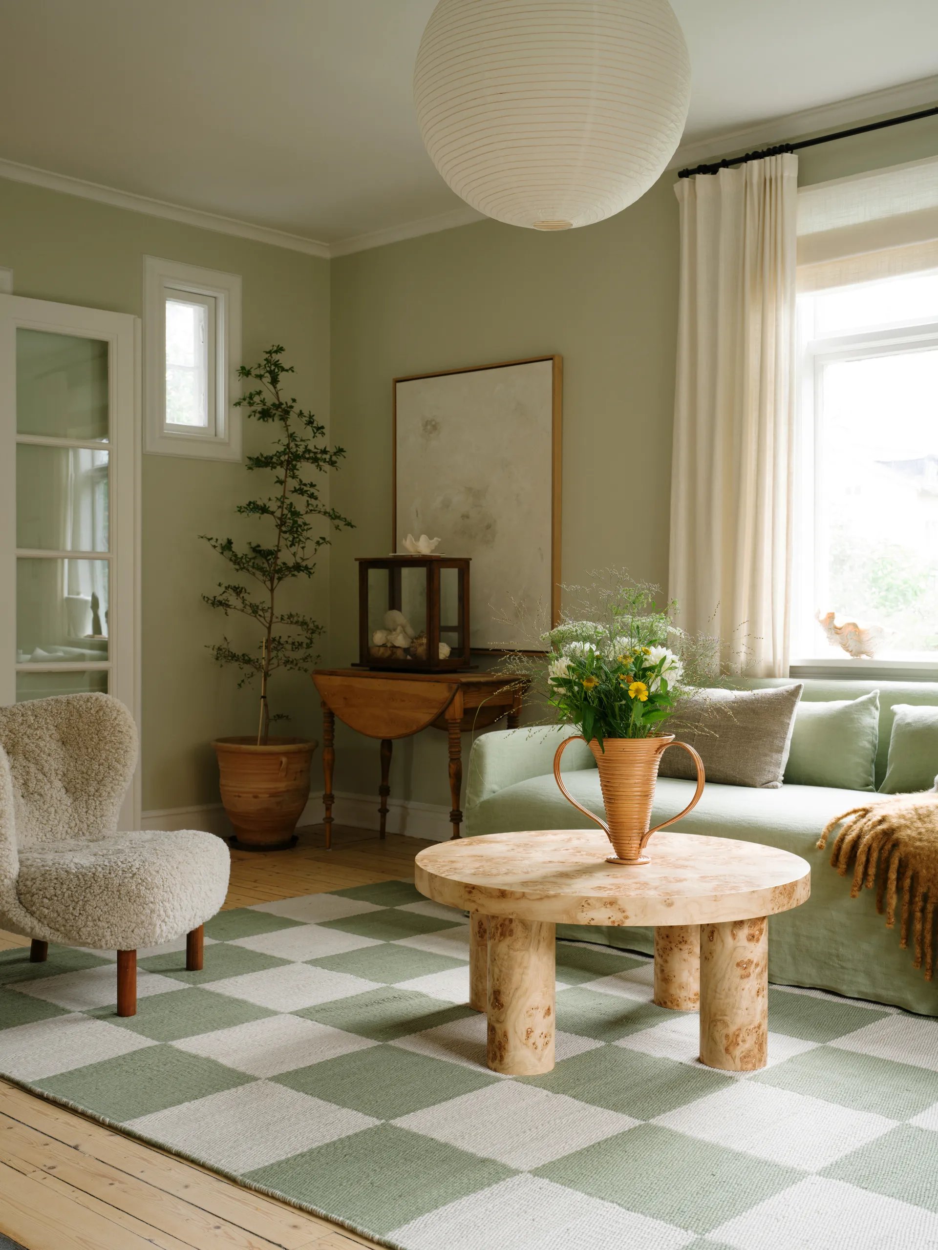 Chess villamatto, Sage, 250x350 cm Layered