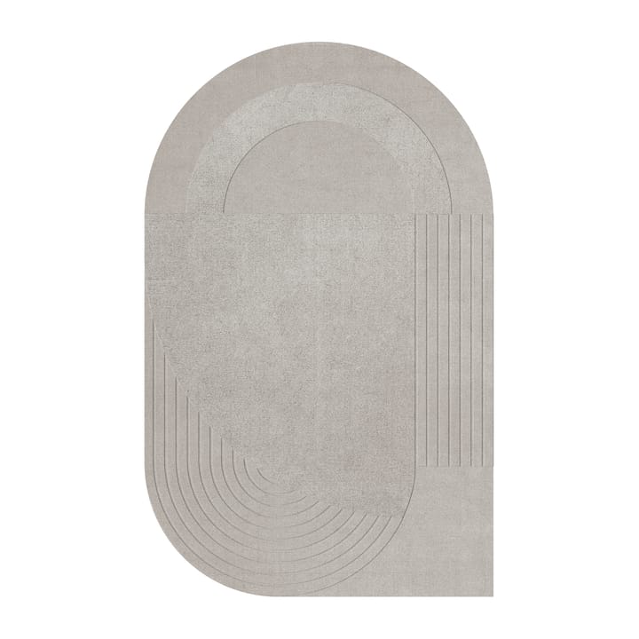 Circular villamatto 180 x 270 cm - True greige - Layered