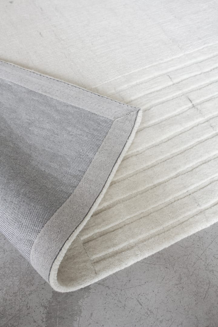 Circular villamatto 220 x 350 cm, Bone white Layered