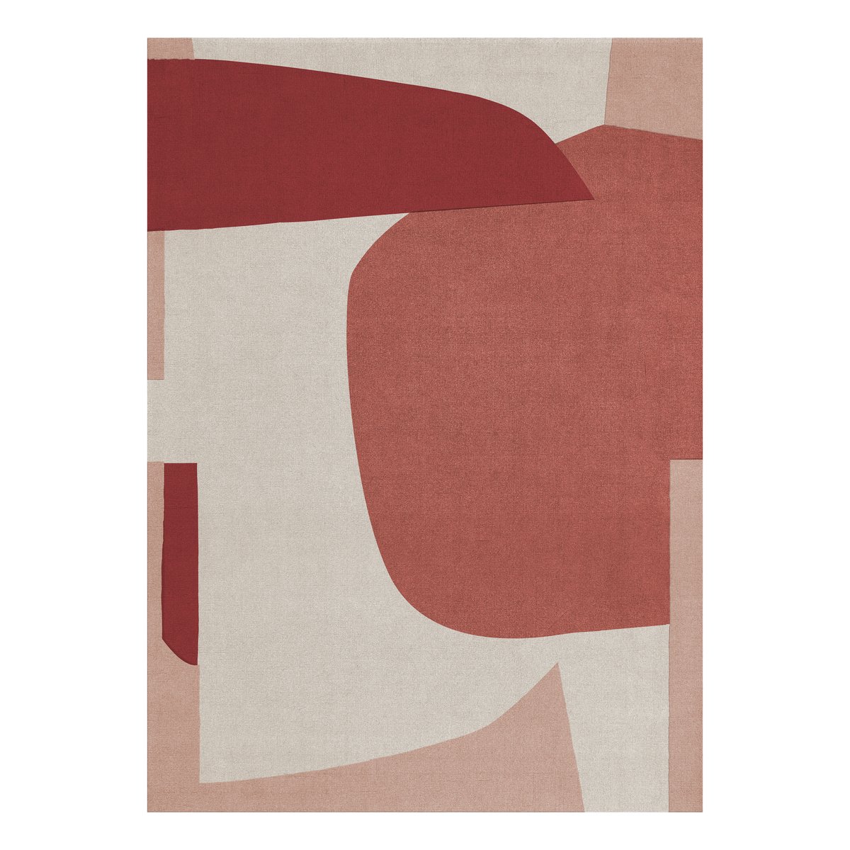 Layered Cloudberry villamatto 180 x 270 cm | Skandinaavinen Sisustus | Villamatot | Punainen