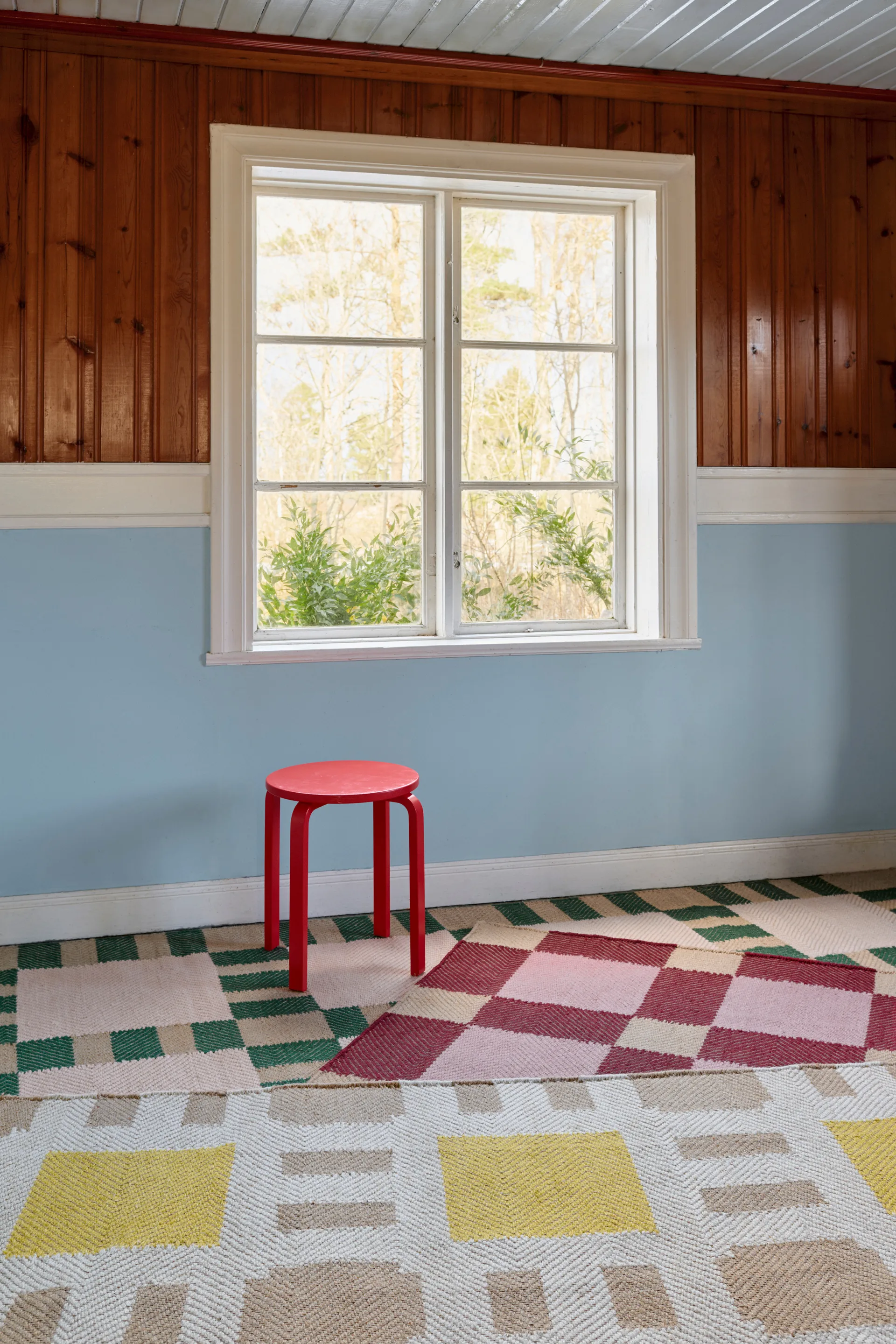 Evelina Kroon juuttimatto 180 x 270 cm, Korean chives Layered