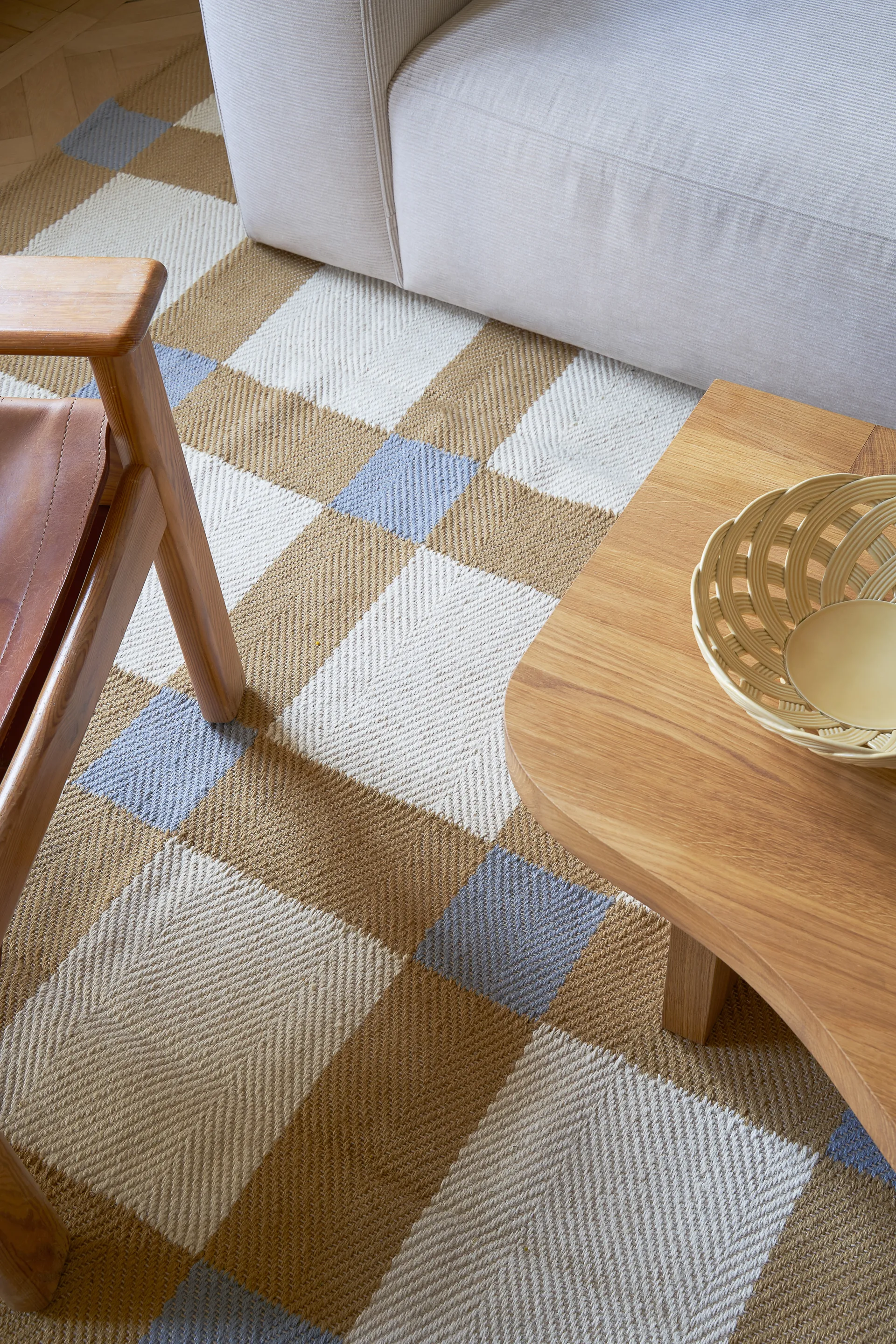 Evelina Kroon juuttimatto 75x200 cm, Dusk Layered