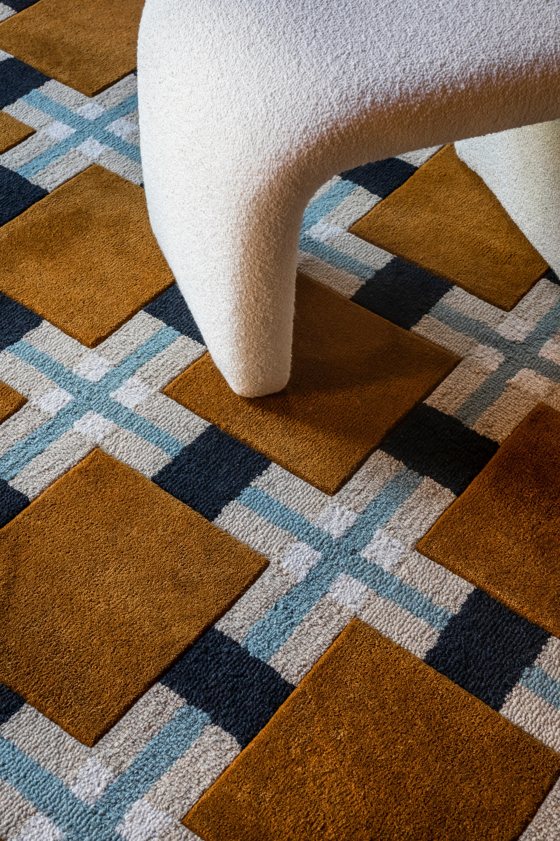 Evelina Kroon Ochre fields -villamatto, 200x300 cm Layered