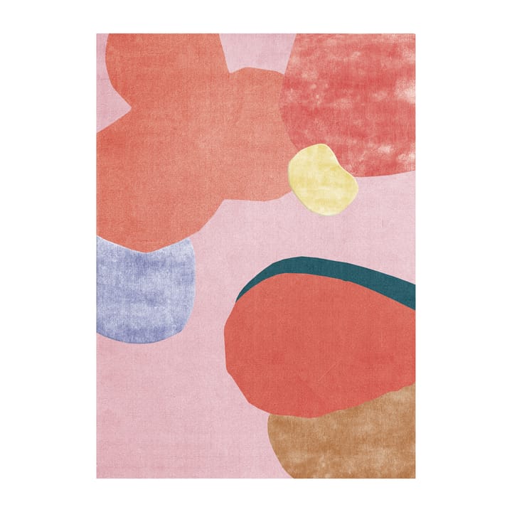 Flower Field -villamatto 160 x 230 cm - Pink - Layered
