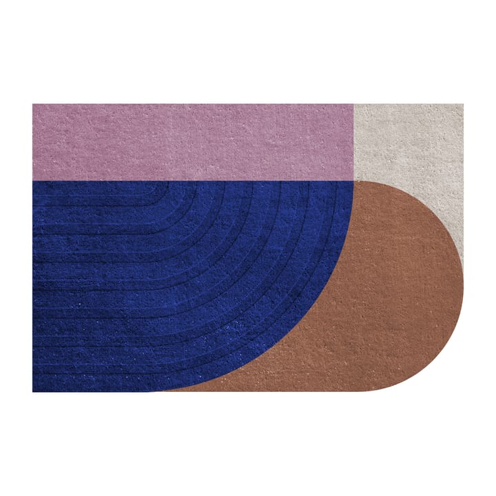 Follow The Trace -ovimatto - Blue, 60 x 90 cm - Layered
