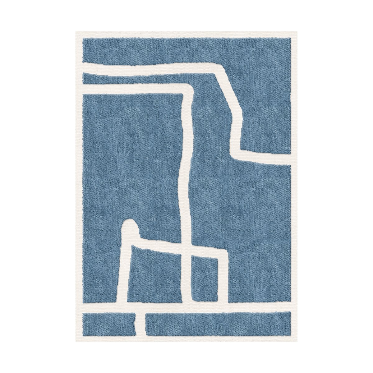 Layered Gotland Klint villamatto Cornflower blue 180x270 cm