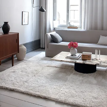 Levels matto 250x350 cm - Bone White - Layered