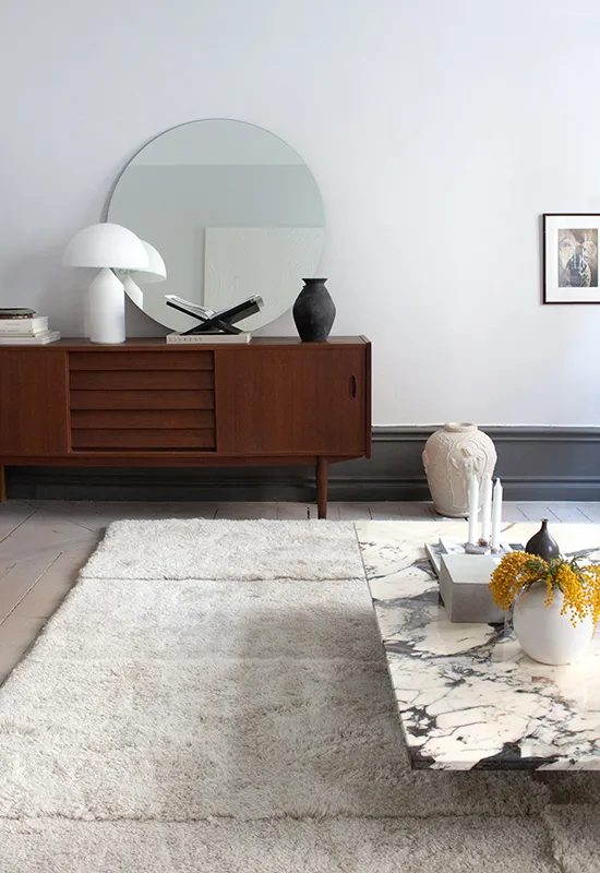 Levels matto 300x400 cm, Bone White Layered