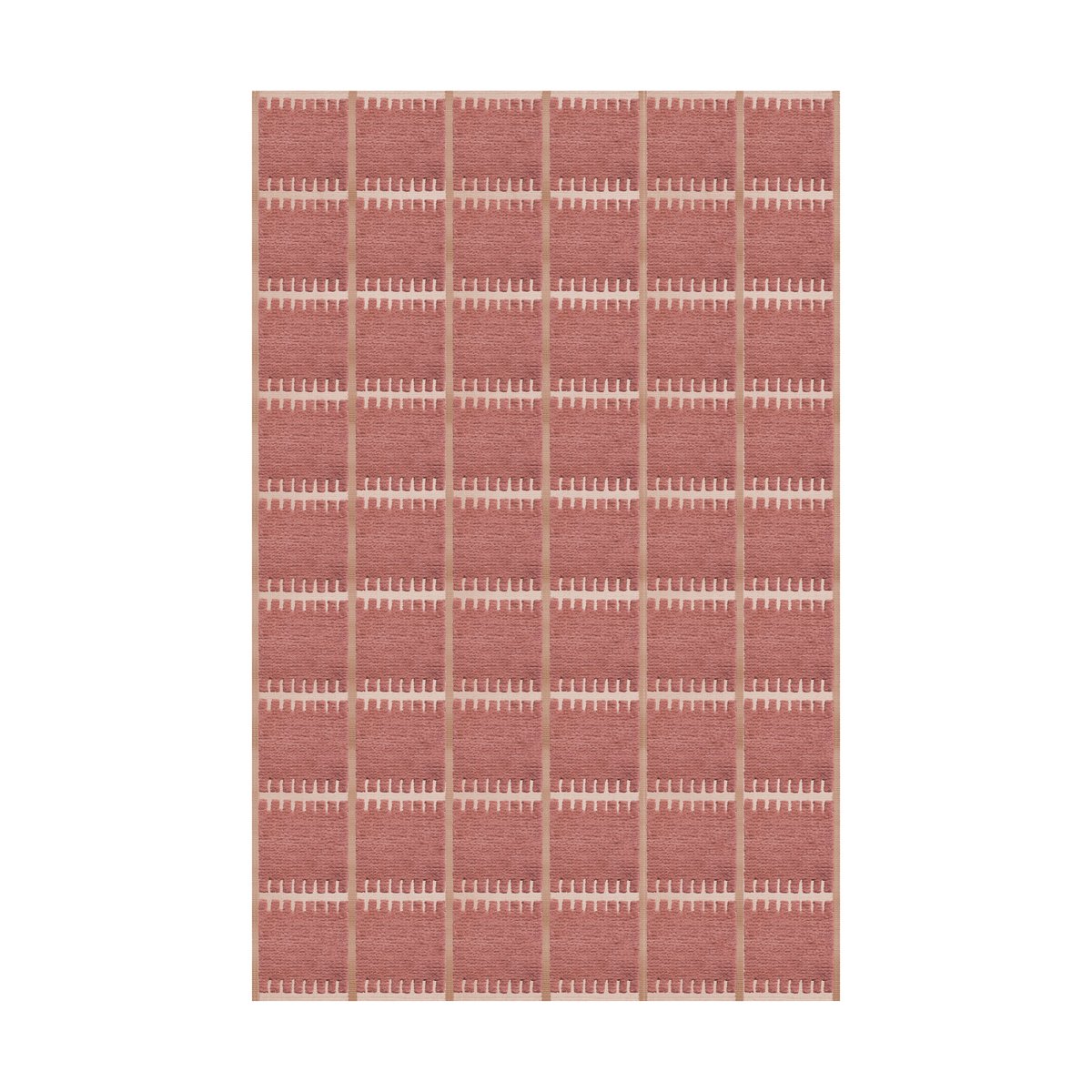 Layered Lilly villamatto Claret red, 200x300 cm | Skandinaavinen Sisustus | Villamatot | Punainen