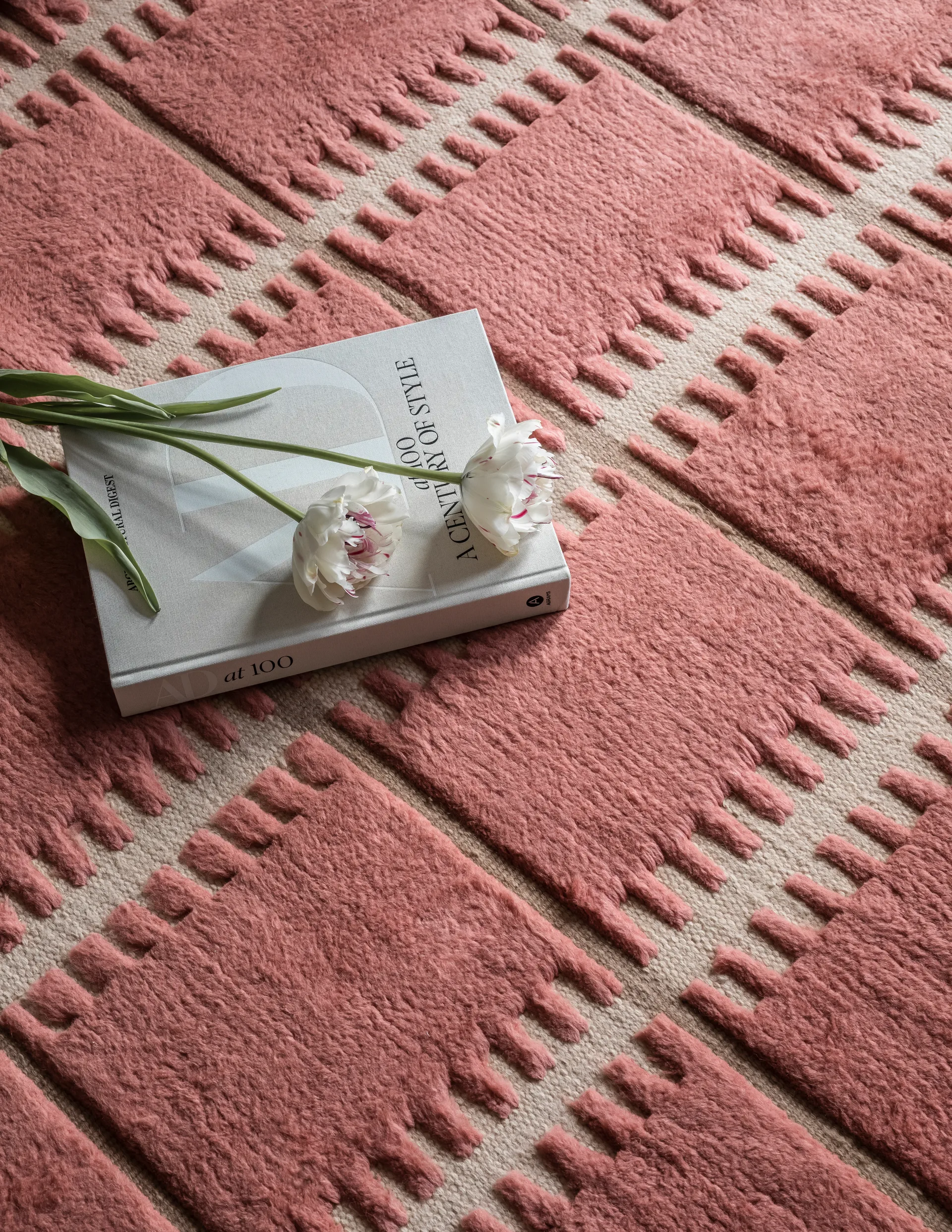 Lilly villamatto, Claret red, 300 x 400 cm Layered