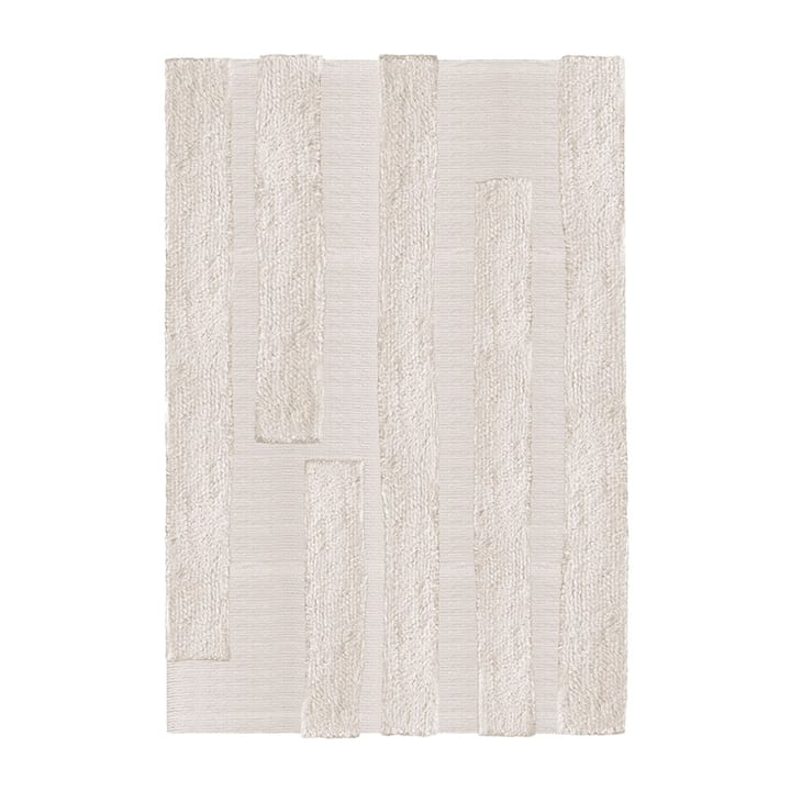 Punja Bricks -villamatto - Bone White, 160 x 230 cm - Layered