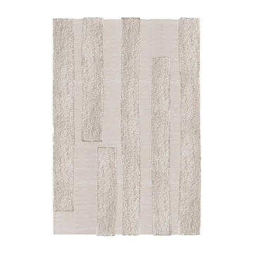 Punja Bricks -villamatto - Sand Melange, 300 x 400 cm - Layered