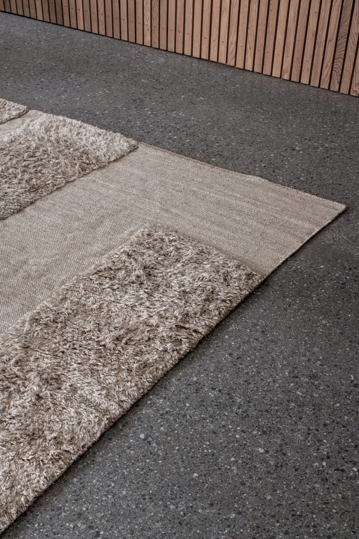Punja Bricks -villamatto, Sand Melange, 300 x 400 cm Layered