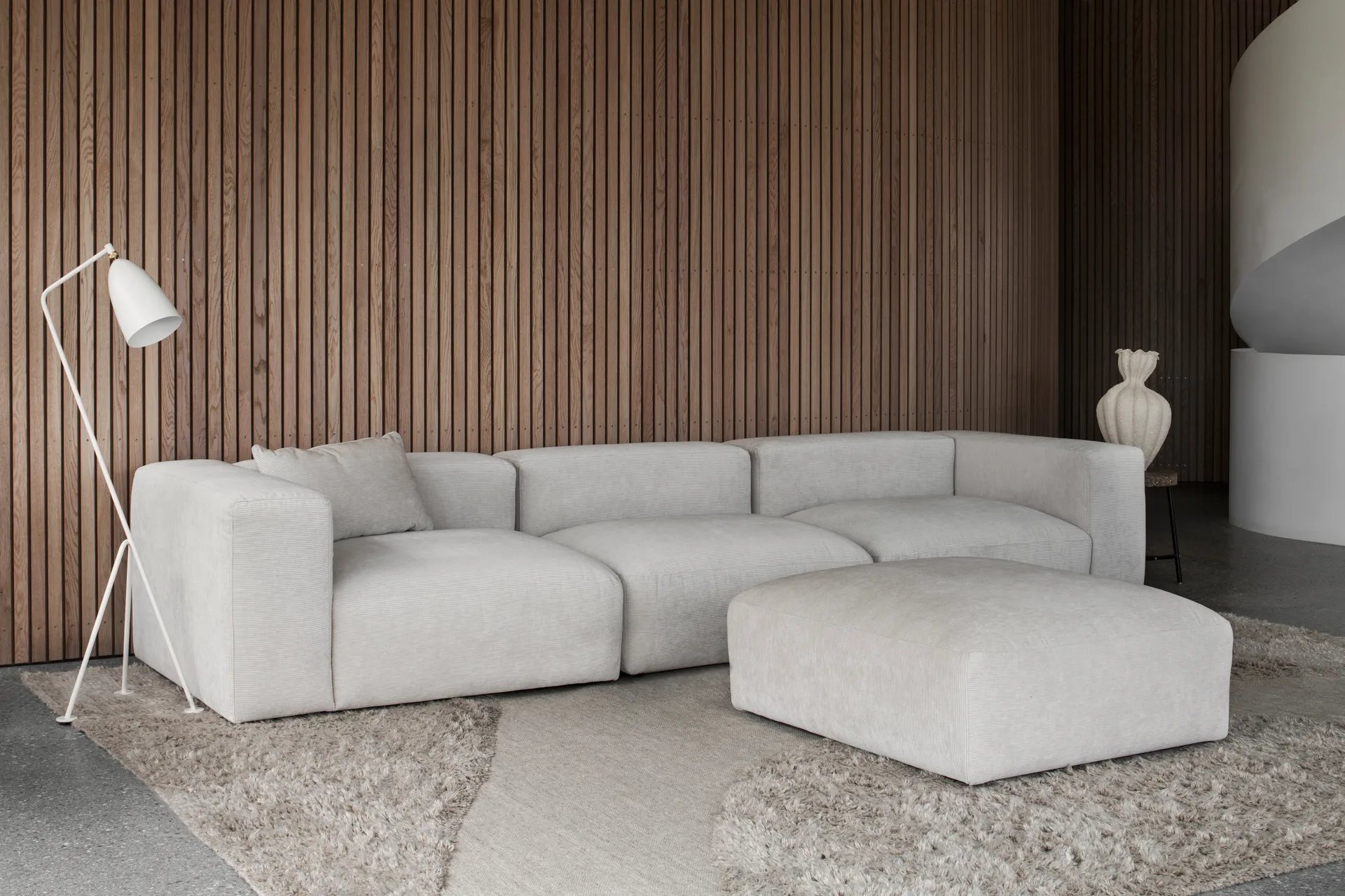 Punja plasma -villamatto 180 x 270 cm, Solid melange Layered