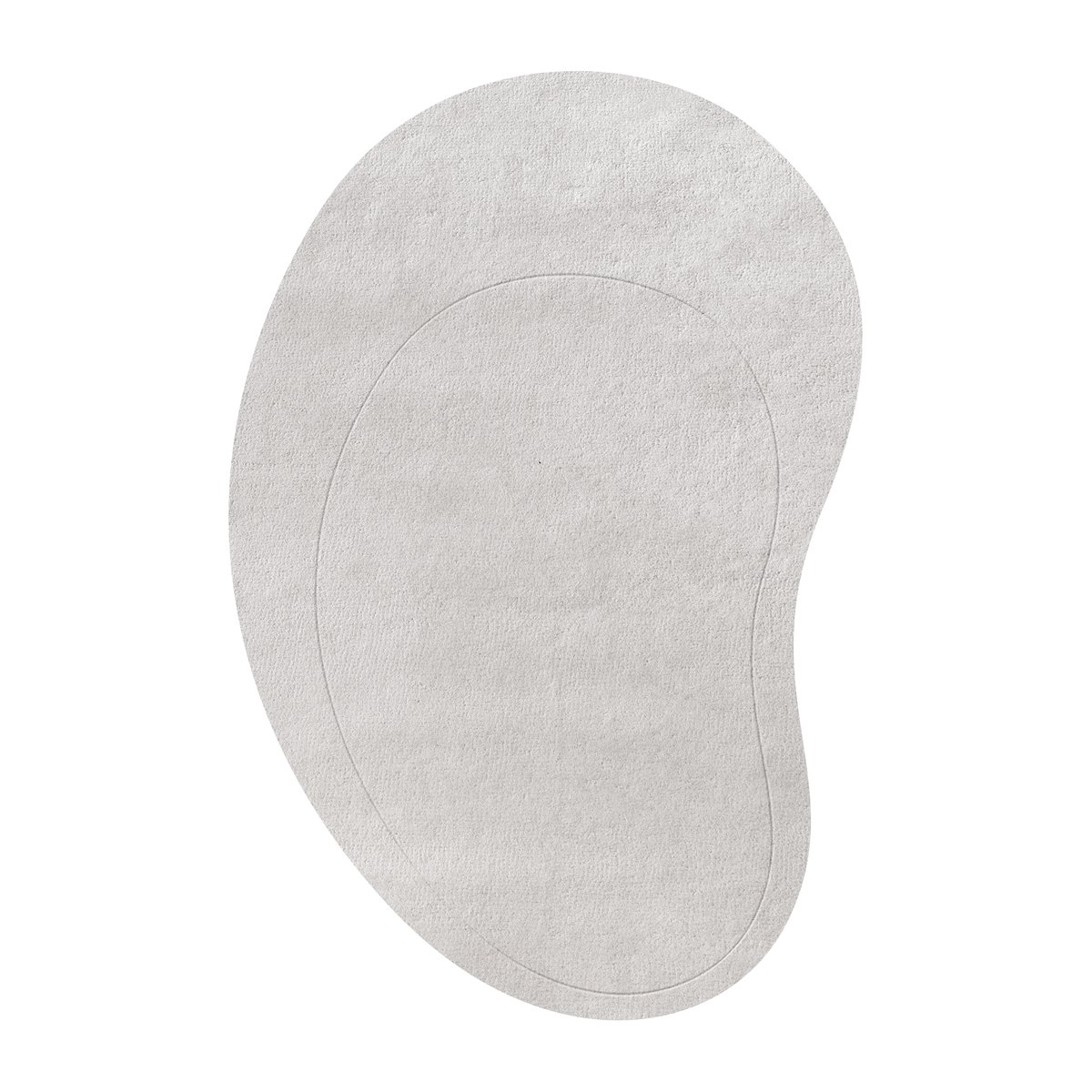 Layered Residue villamatto New pearl, 180 x 270 cm | Skandinaavinen Sisustus | Villamatot | Harmaa