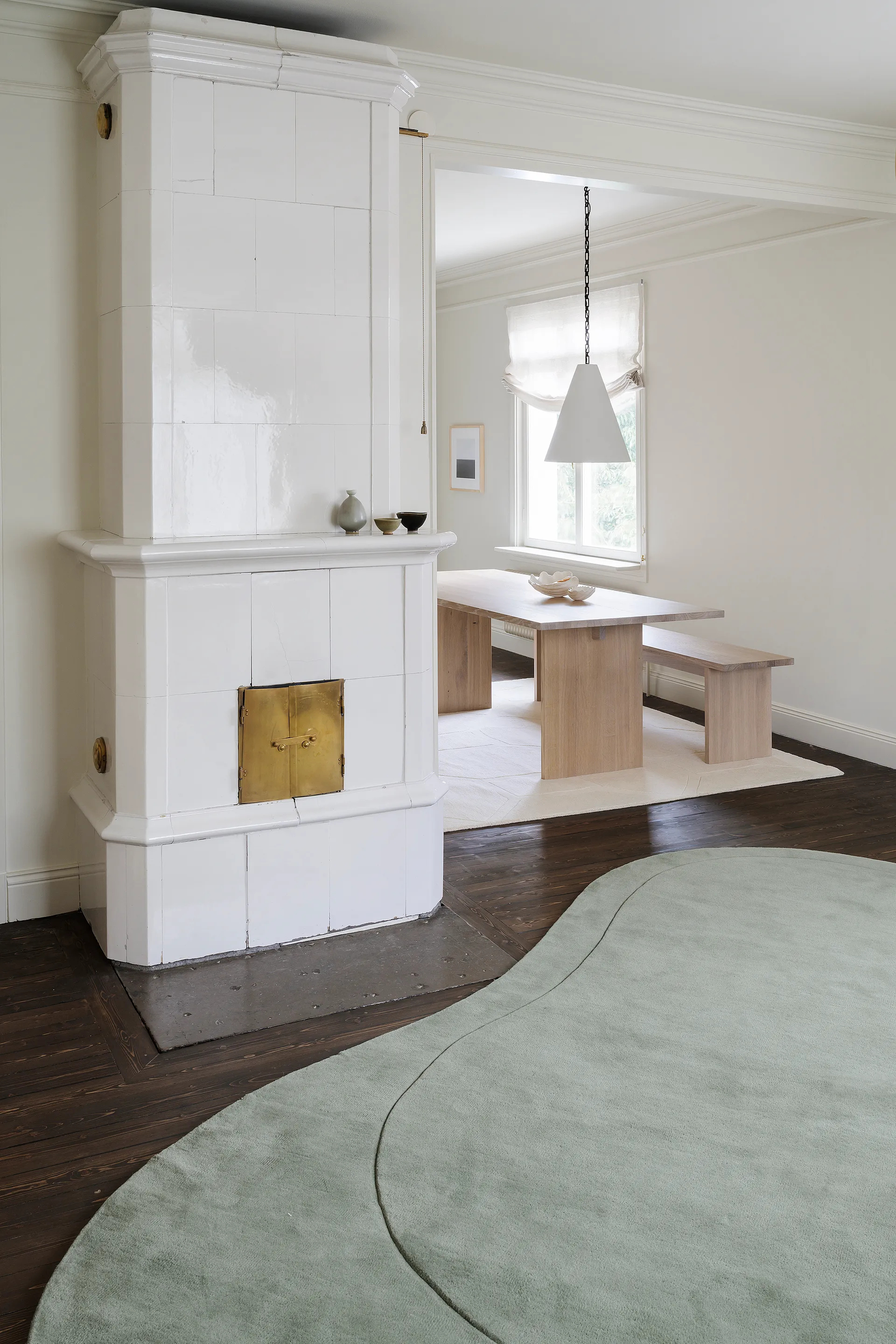 Residue villamatto, Sage, 180 x 270 cm Layered