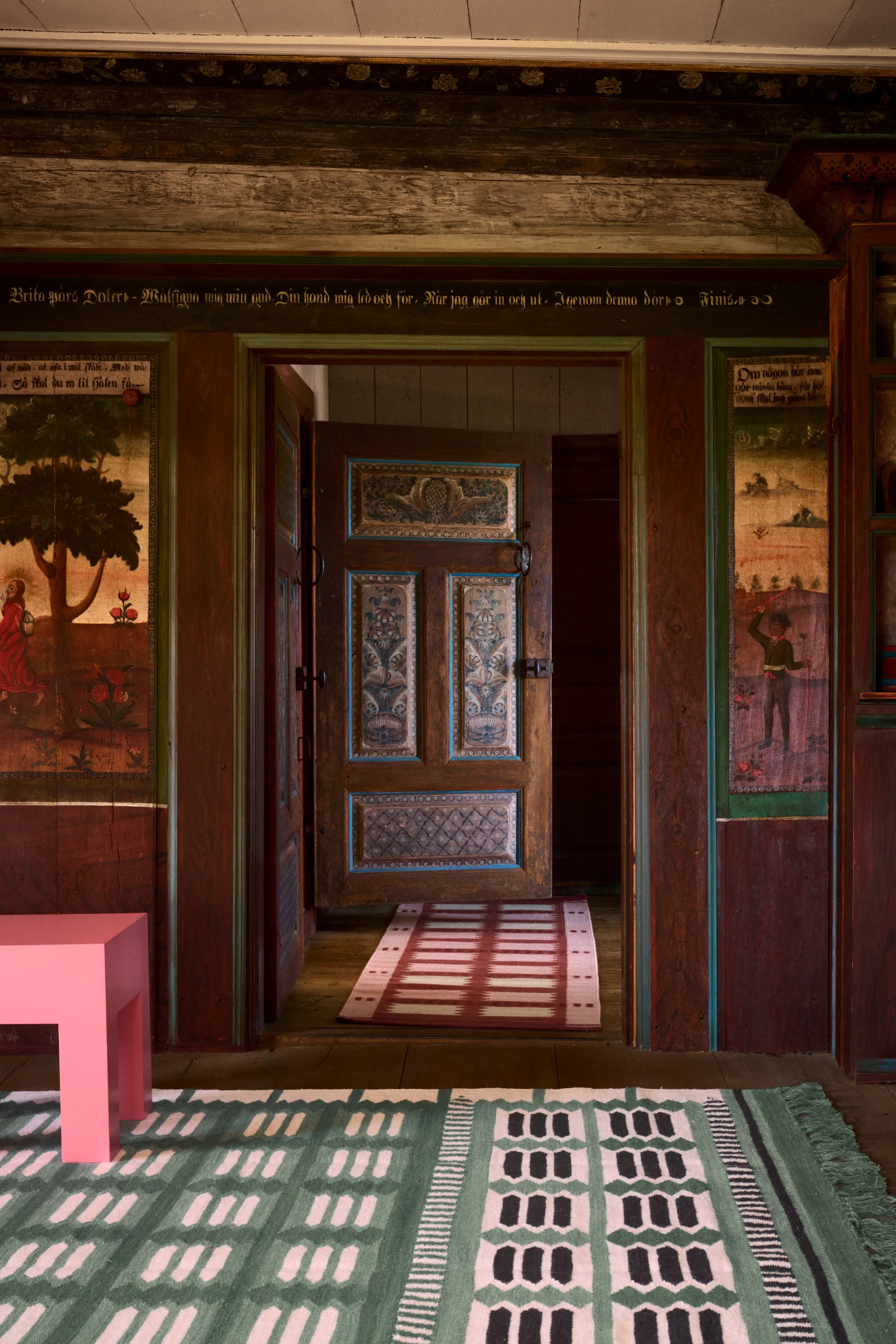 Röllakan Hilma villamatto, Fern, 250x350 cm Layered