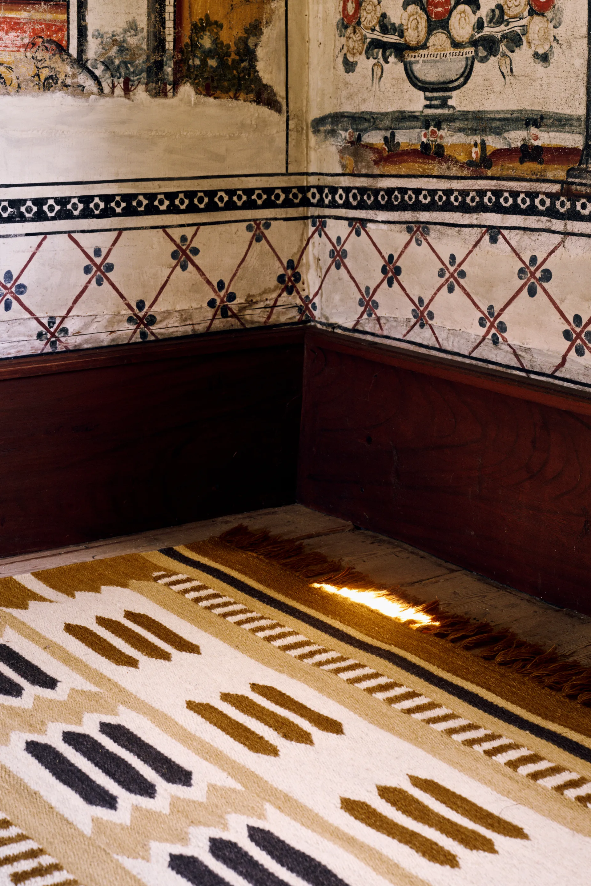 Röllakan Hilma villamatto, Marigold, 140x200 cm Layered