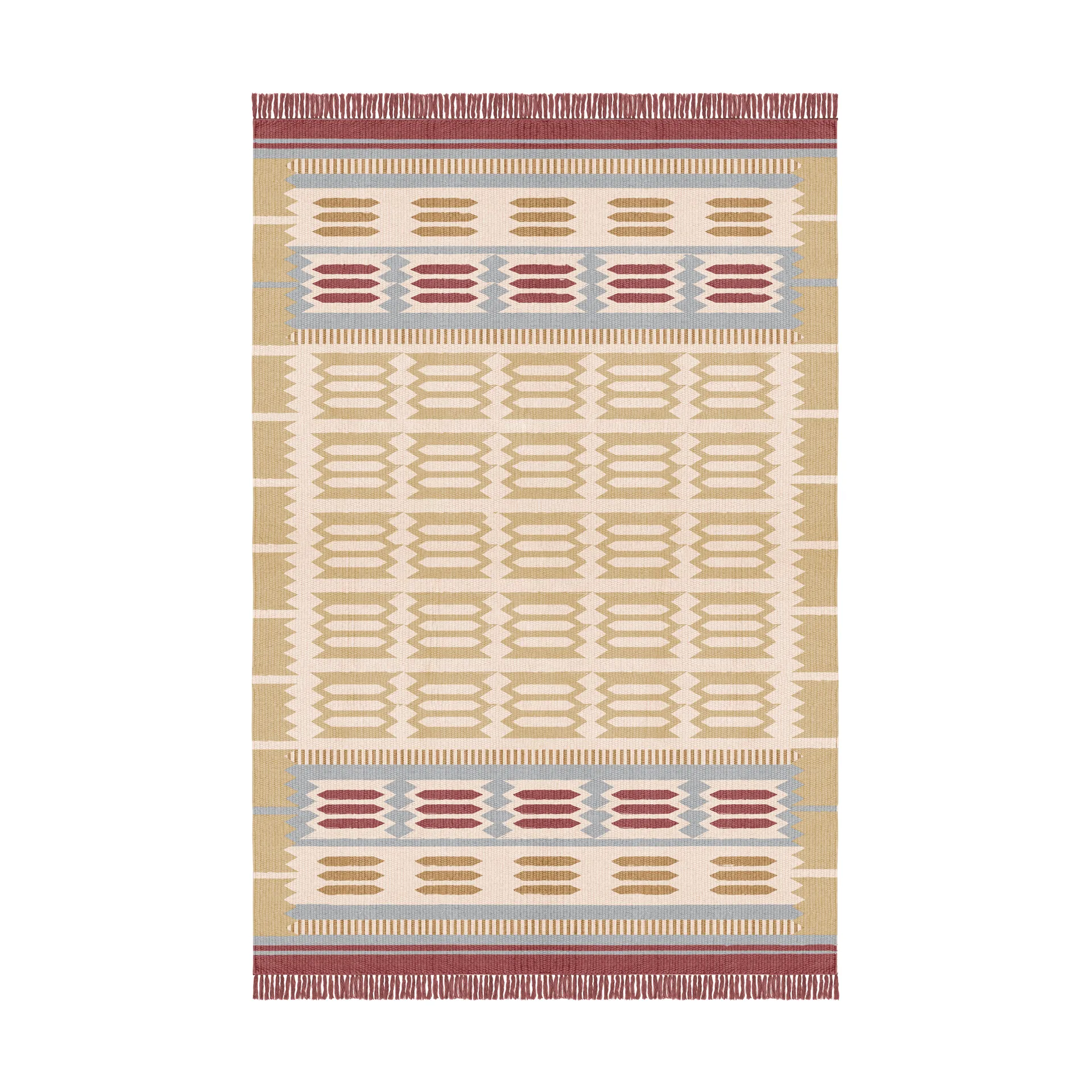 Röllakan Hilma villamatto, Meadow, 140x200 cm Layered