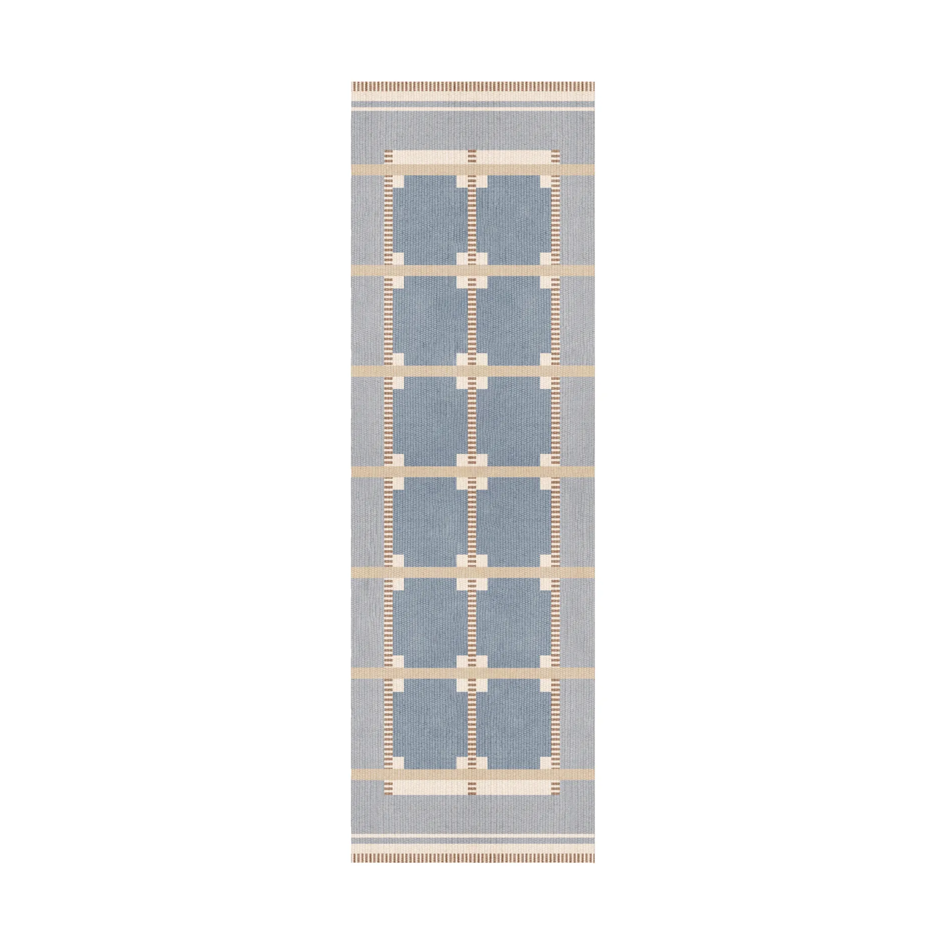 Röllakan Ruth käytävämatto, Summer sky, 75x240 cm Layered