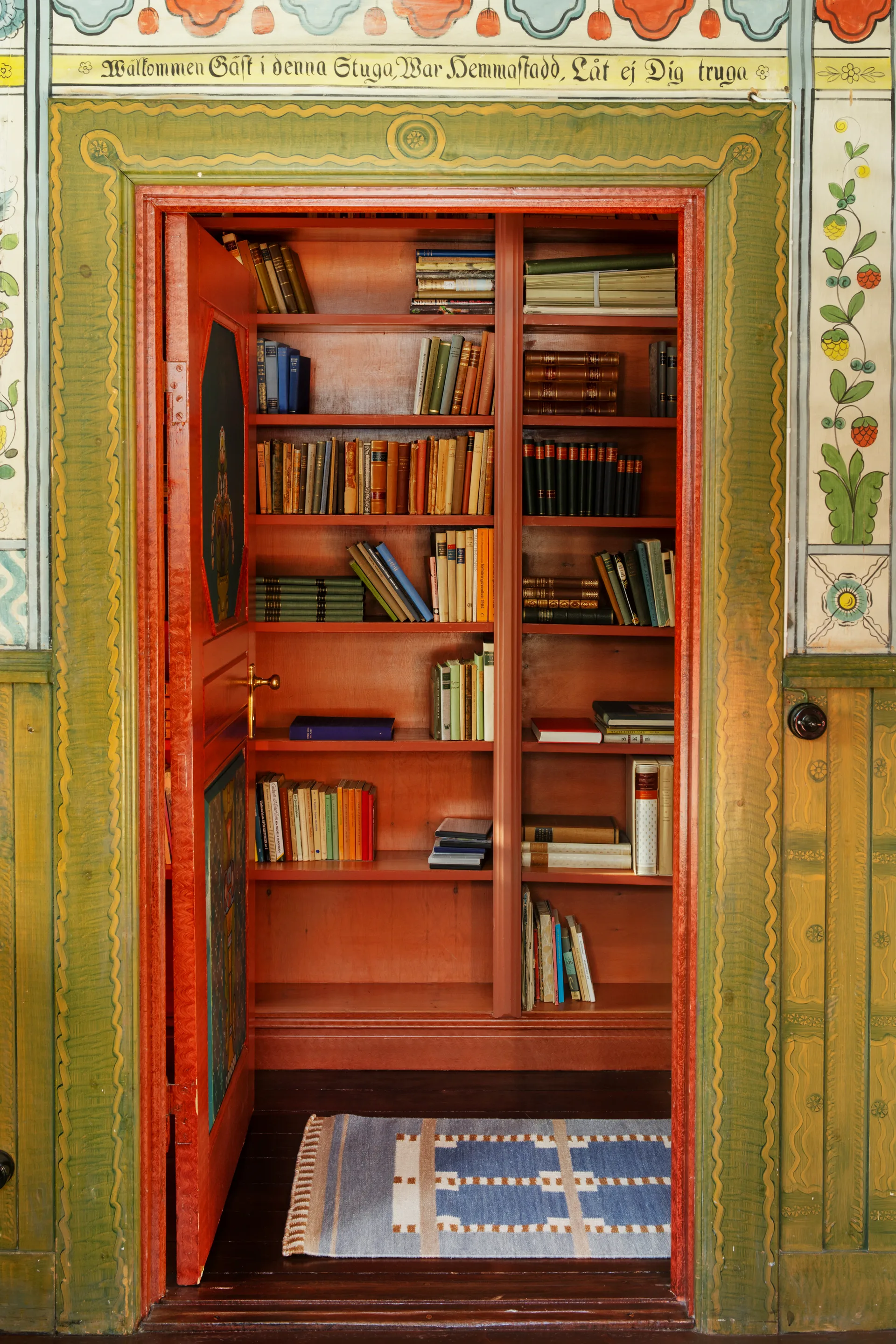 Röllakan Ruth käytävämatto, Summer sky, 75x240 cm Layered