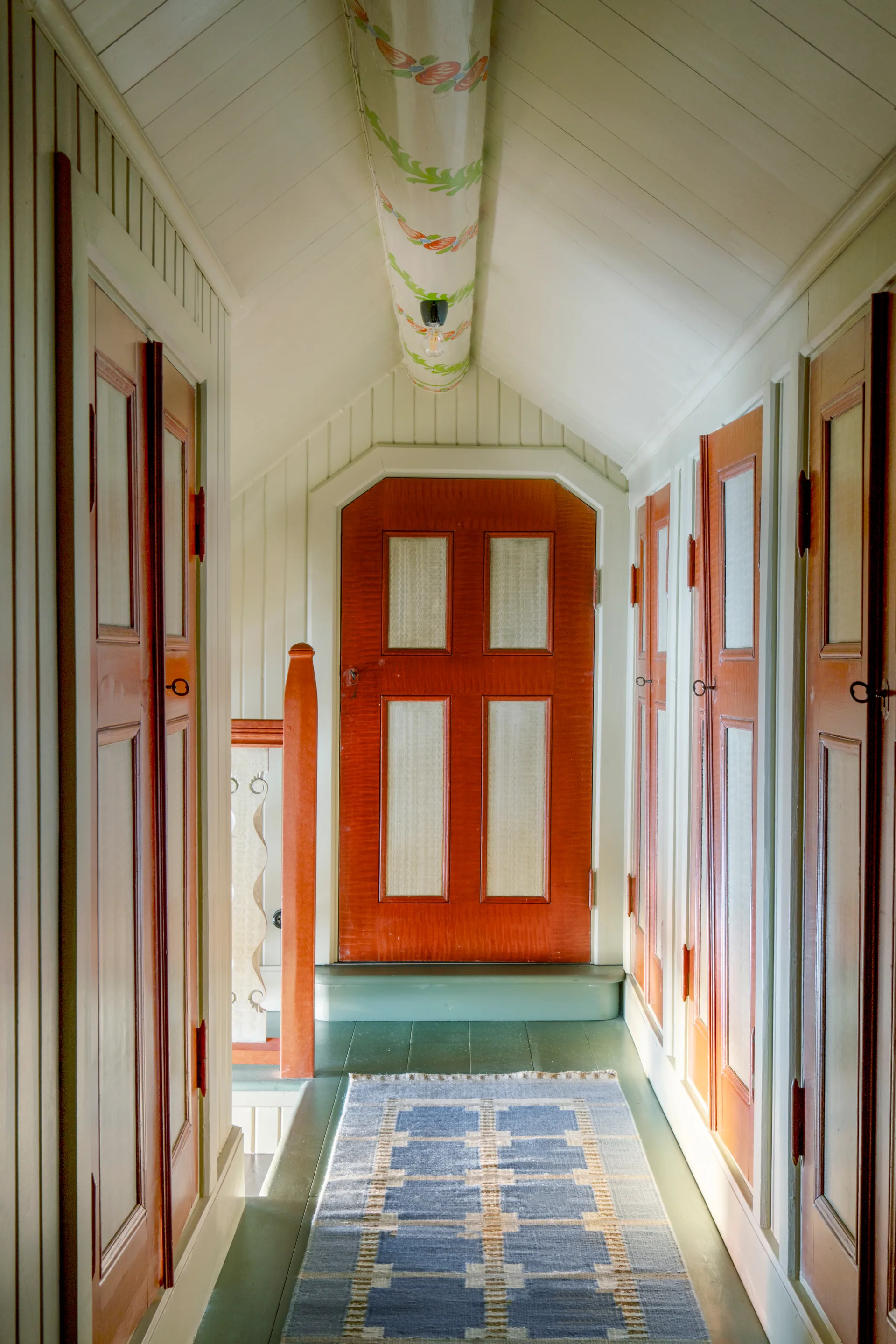 Röllakan Ruth käytävämatto, Summer sky, 75x240 cm Layered