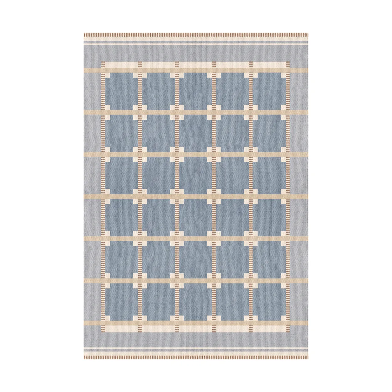 Layered Röllakan Ruth villamatto Summer sky, 140x200 cm