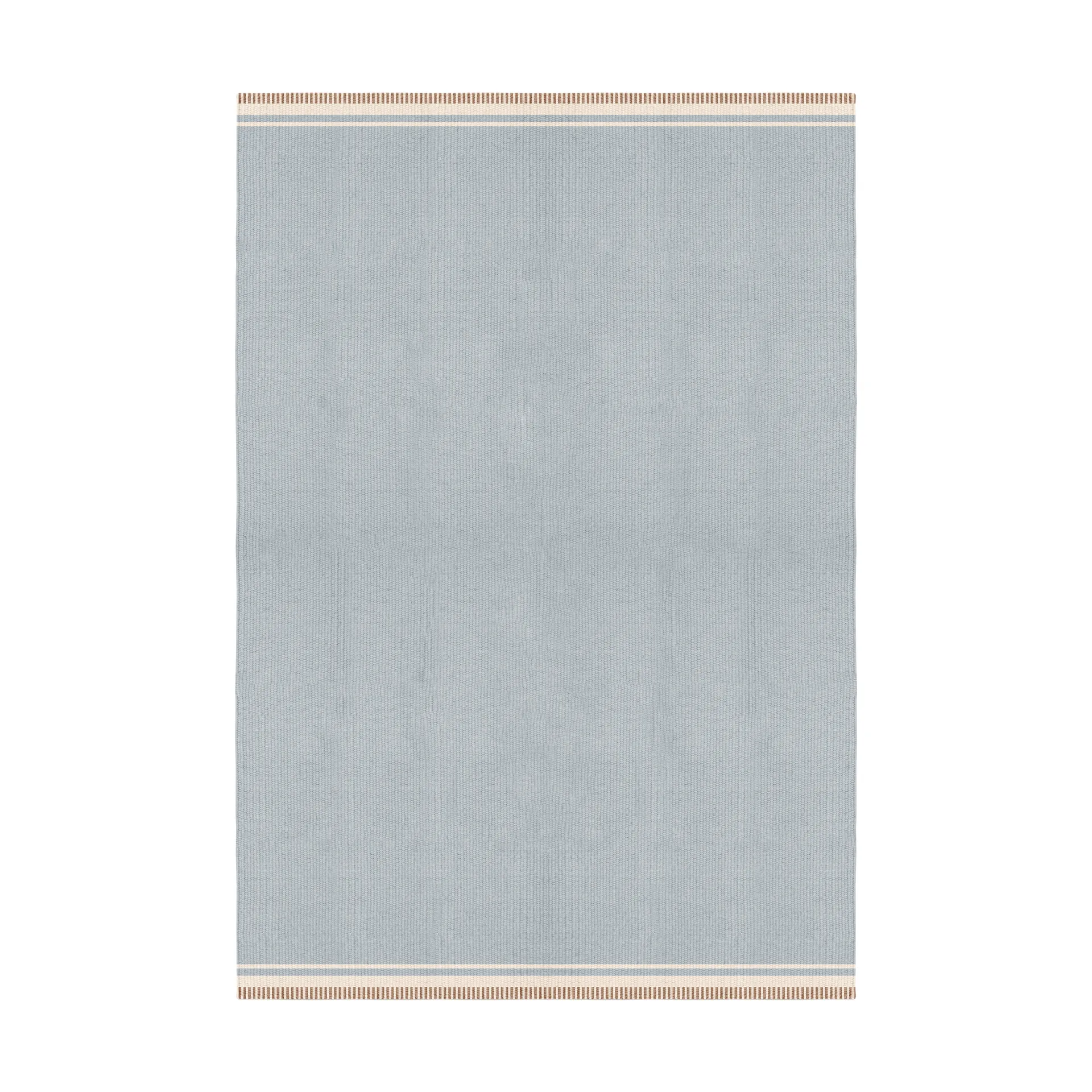 Röllakan Solid villamatto, Sky blue, 180x270 cm Layered