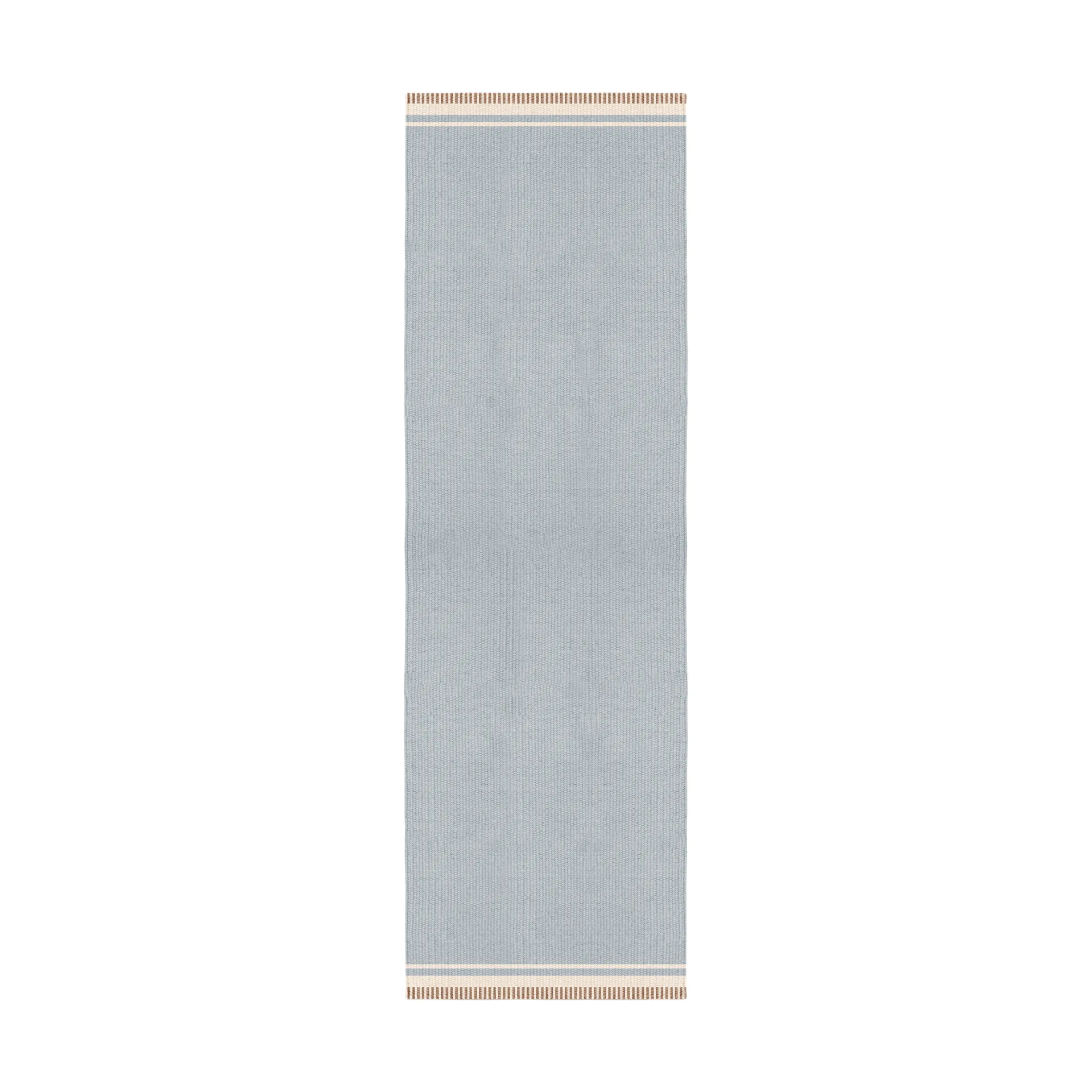 Röllakan Solid villamatto, Sky blue, 80x300 cm Layered