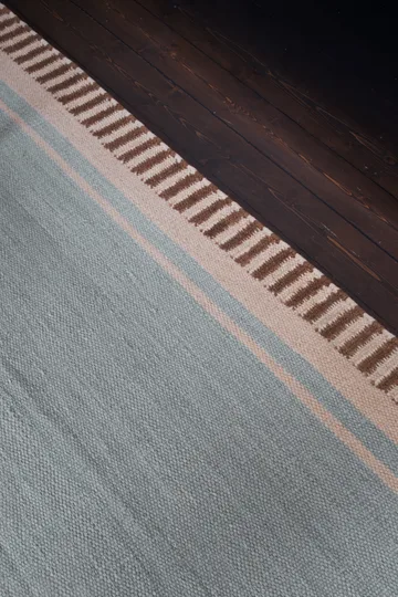 Röllakan Solid villamatto - Sky blue, 80x300 cm - Layered