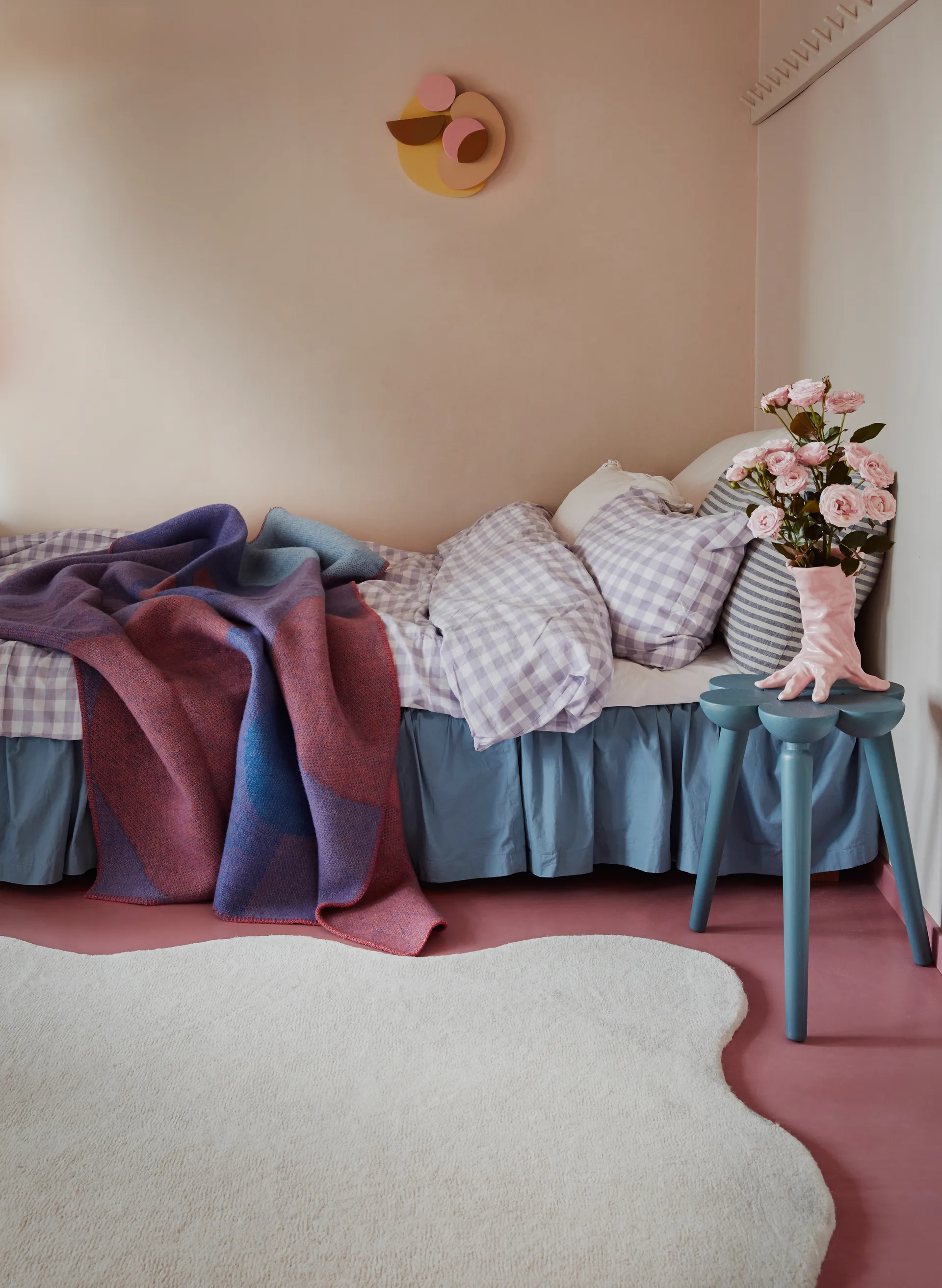 Scallop villamatto 160 x 230 cm, Bone white Layered