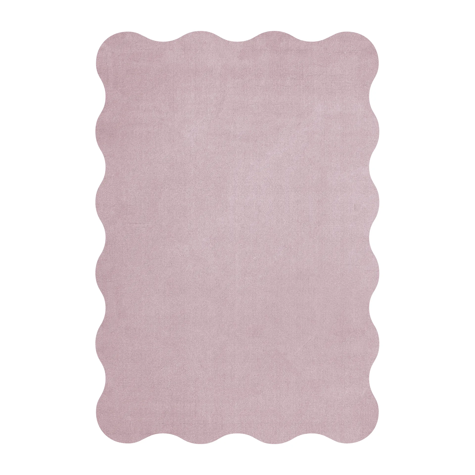 Scallop villamatto 180 x 270 cm, Pink lavender Layered