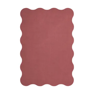 Scallop villamatto 200x300 cm - Rosewood red - Layered