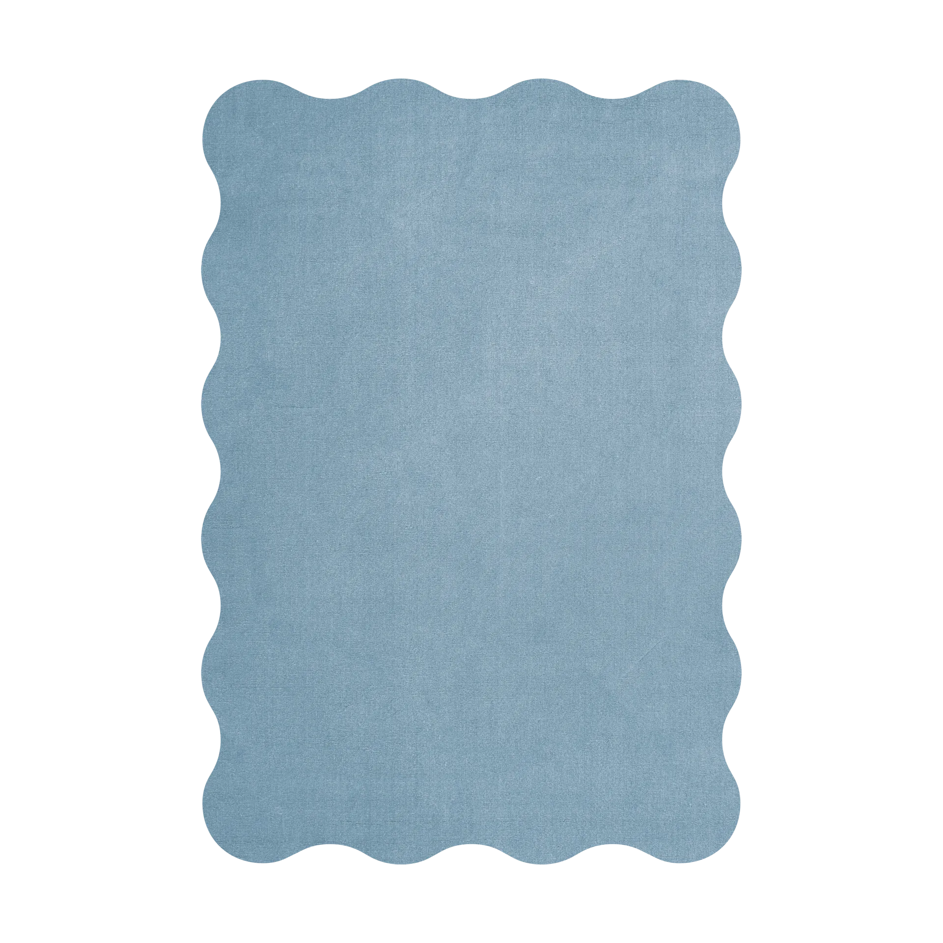 Scallop villamatto 200x300 cm, Soft blue Layered