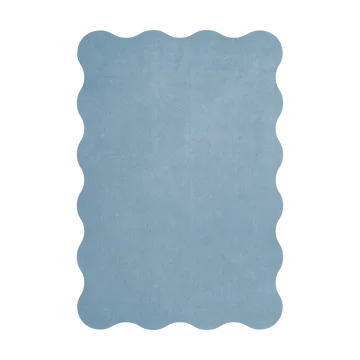 Scallop villamatto 200x300 cm - Soft blue - Layered