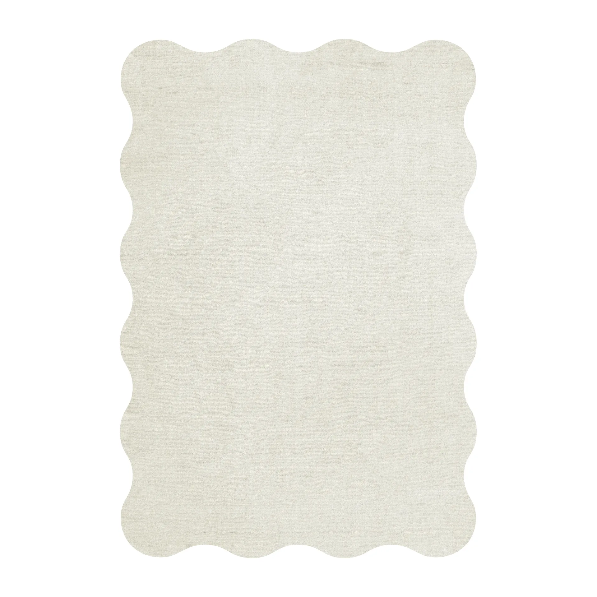 Scallop villamatto 250 x 350 cm, Bone white Layered