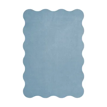 Scallop villamatto 250x350 cm - Soft blue - Layered