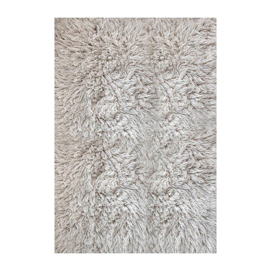 Layered Shaggy matto 160 x 230 cm Bone White