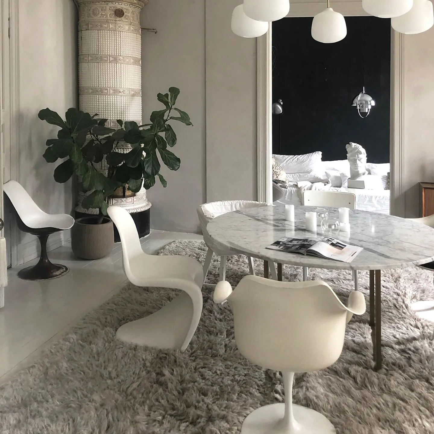 Shaggy matto 180 x 270 cm, Mocha melange Layered