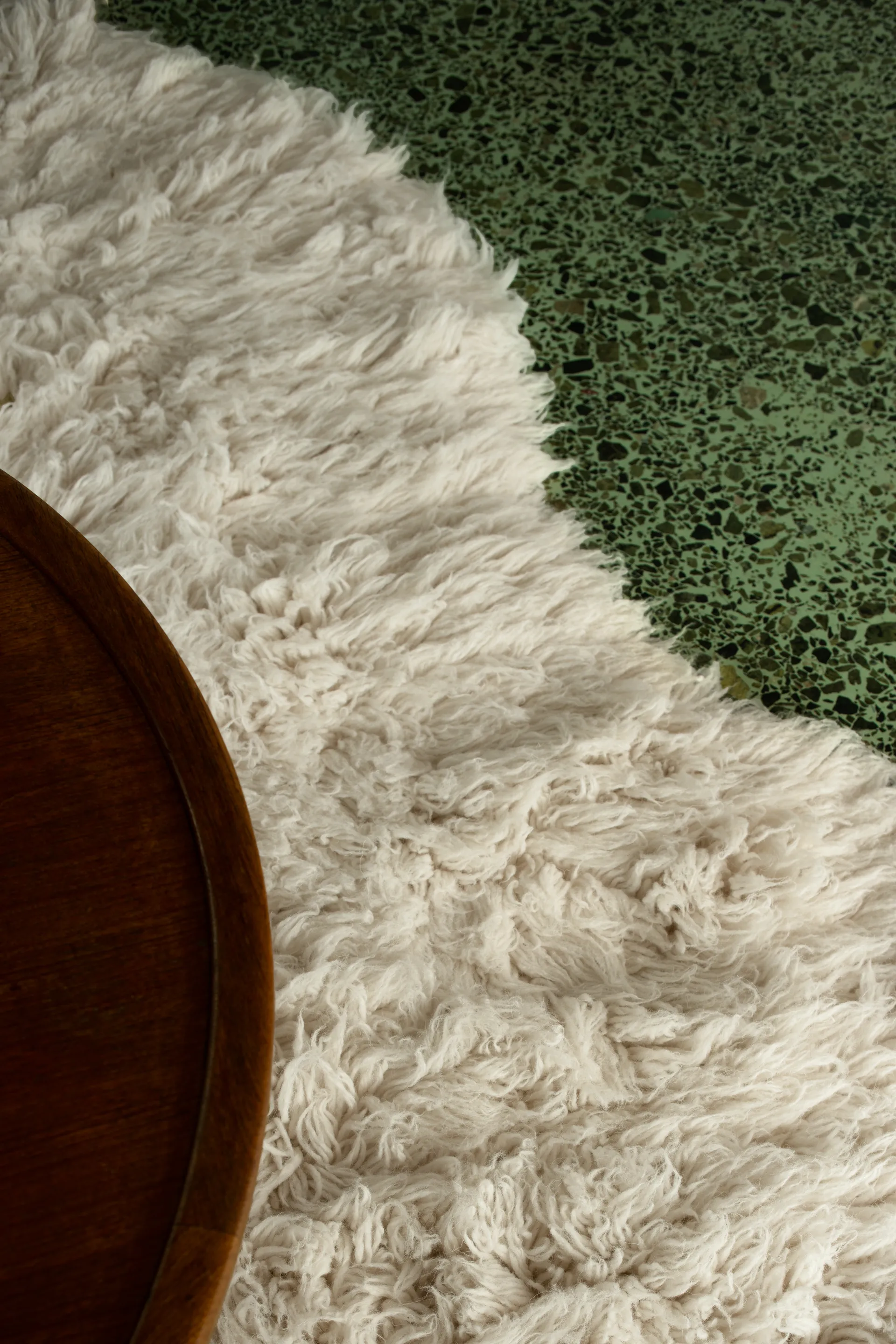 Shaggy matto 200x300 cm, Bone White Layered