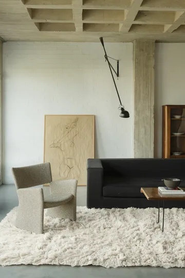 Shaggy matto 200x300 cm - Bone White - Layered