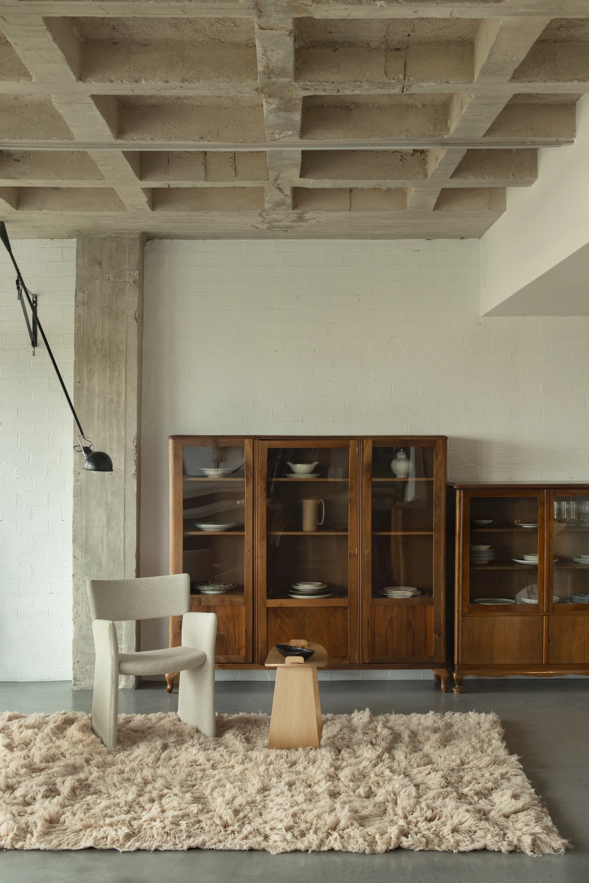 Shaggy matto 200x300 cm, Oatmeal Layered