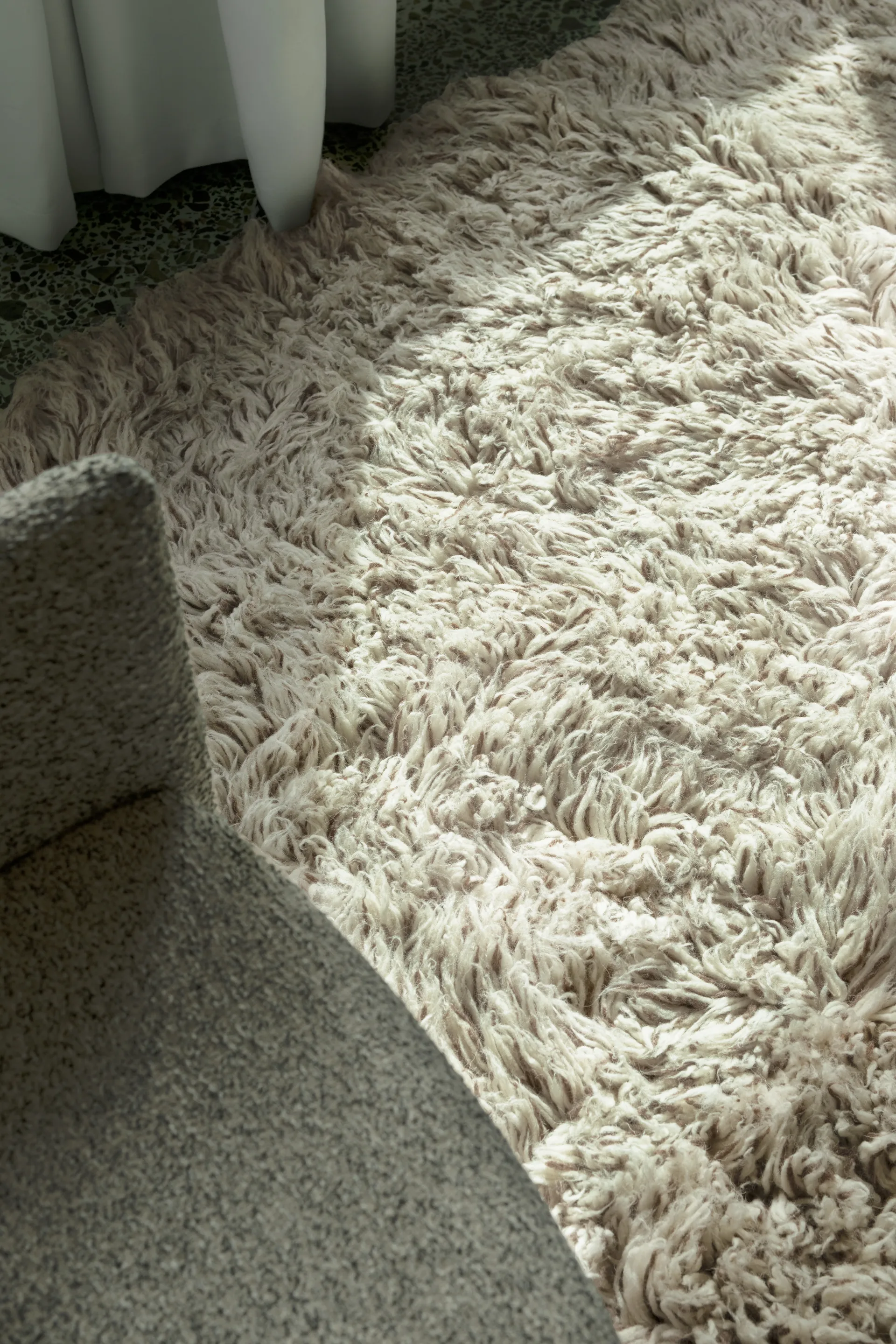 Shaggy matto 250 x 350 cm, Bone white Layered