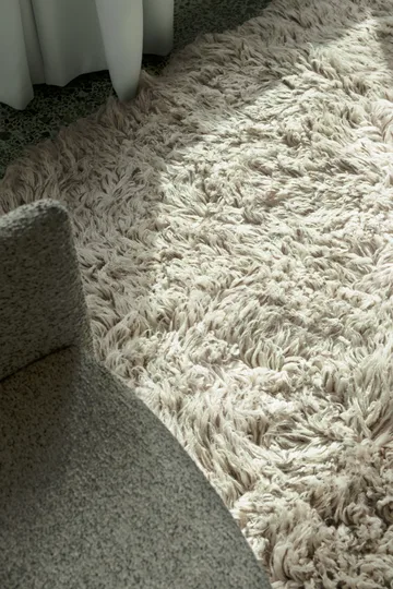 Shaggy matto 250 x 350 cm - Bone white - Layered