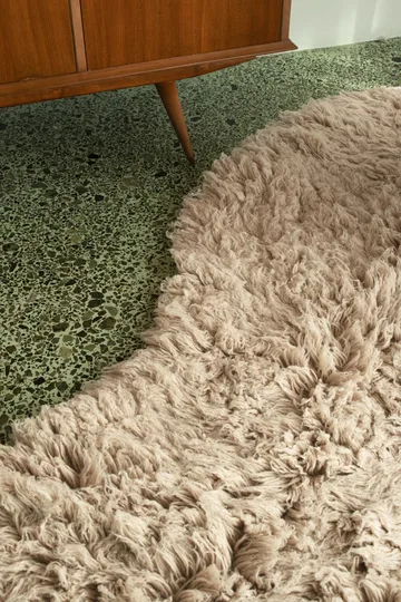Shaggy matto 250 x 350 cm - Oatmeal - Layered