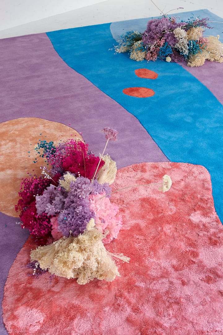 Sleeping Flower villamatto, 250x350 cm Layered