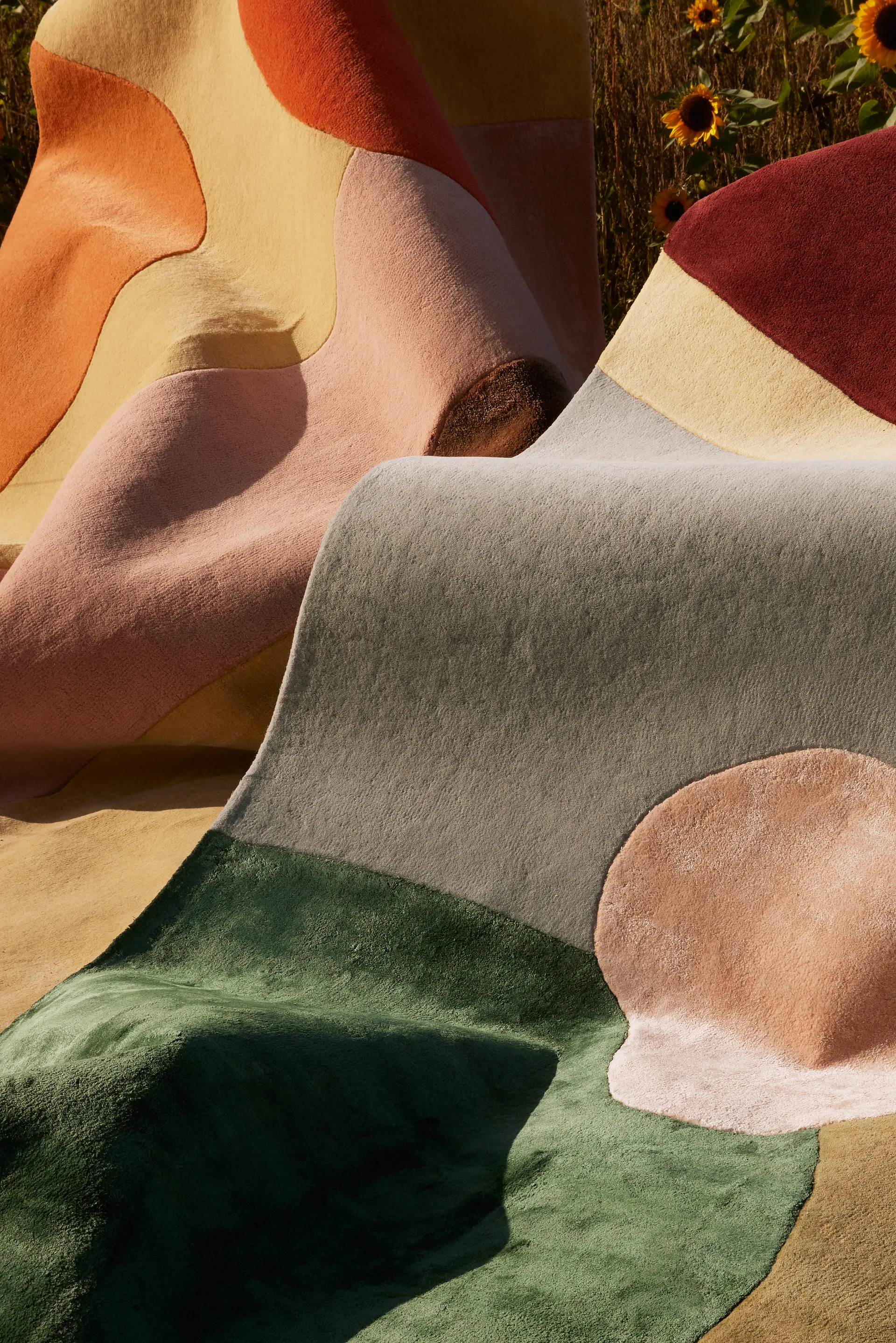 Sleeping Flower villamatto, 250x350 cm Layered