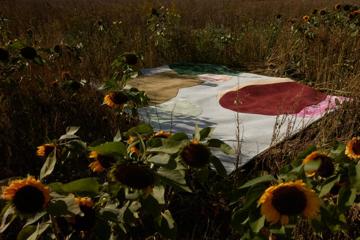 Sleeping Flower villamatto, 250x350 cm Layered